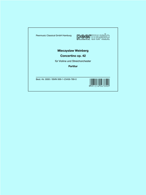 Front Cover Image Concertino op. 42