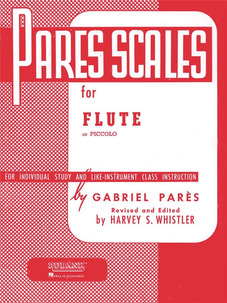 Front Cover Image Pares Scales for Flute or Piccolo