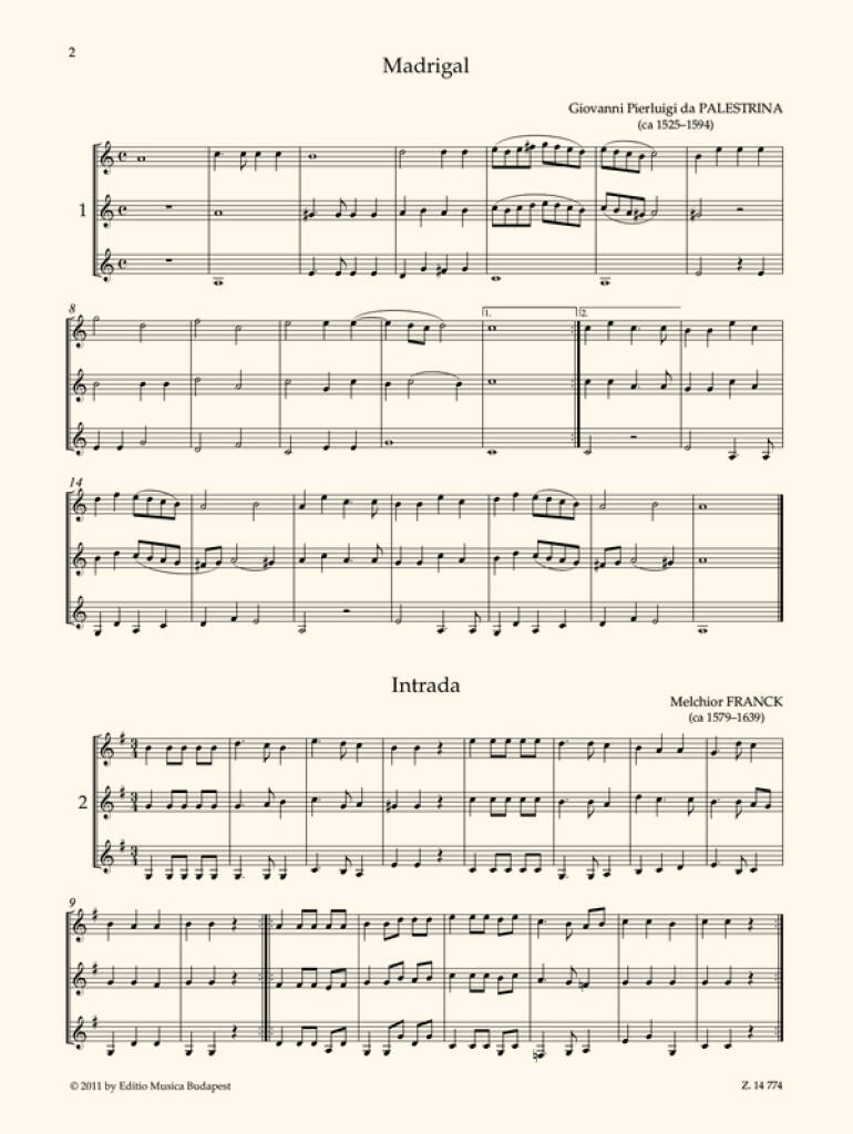 Other Cover Image Trios und Quartette für Hörner