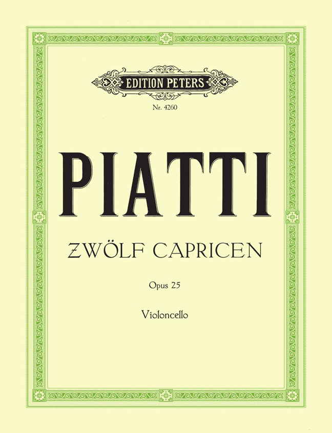 Front Cover Image 12 Capricen für Violoncello solo op. 25