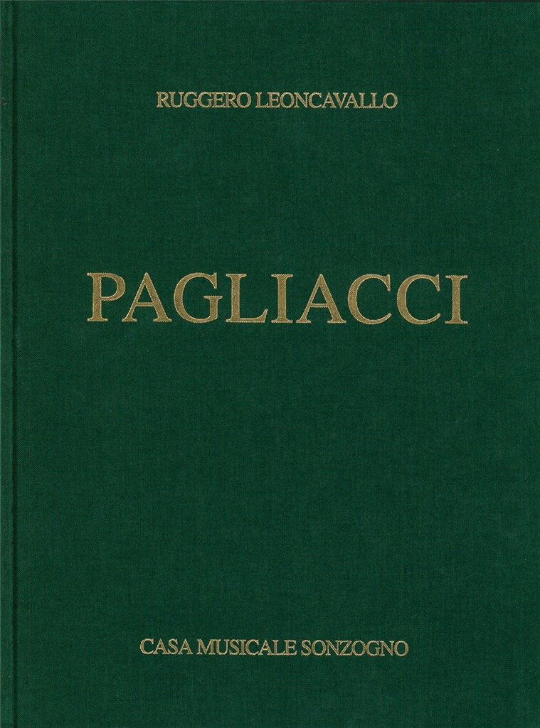 Front Cover Image I Pagliacci