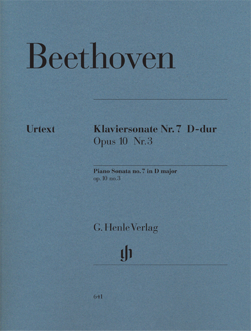Front Cover Image Klaviersonate Nr. 7 D-dur op. 10 Nr.3
