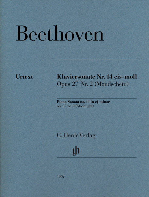 Front Cover Image Klaviersonate Nr. 14 cis-moll op. 27/2 "Mondschein"