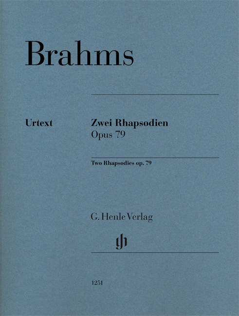 Front Cover Image Zwei Rhapsodien op. 79