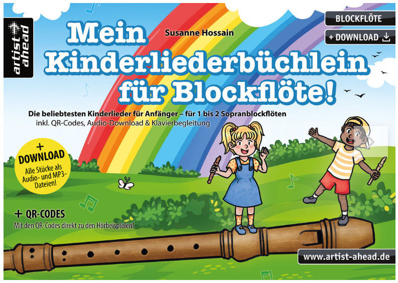 Front Cover Image Mein Kinderliederbüchlein für Blockflöte! 