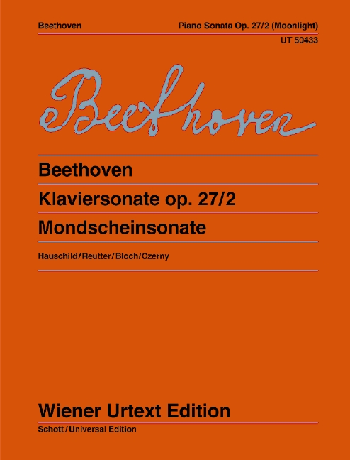 Front Cover Image Klaviersonate cis-Moll op. 27/2