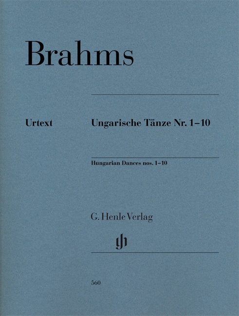 Front Cover Image Ungarische Tänze Nr. 1 - 10