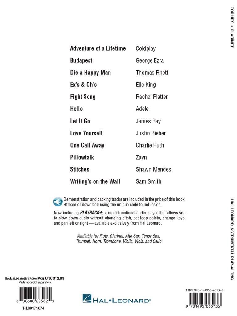 Other Cover Image Top Hits for clarinet