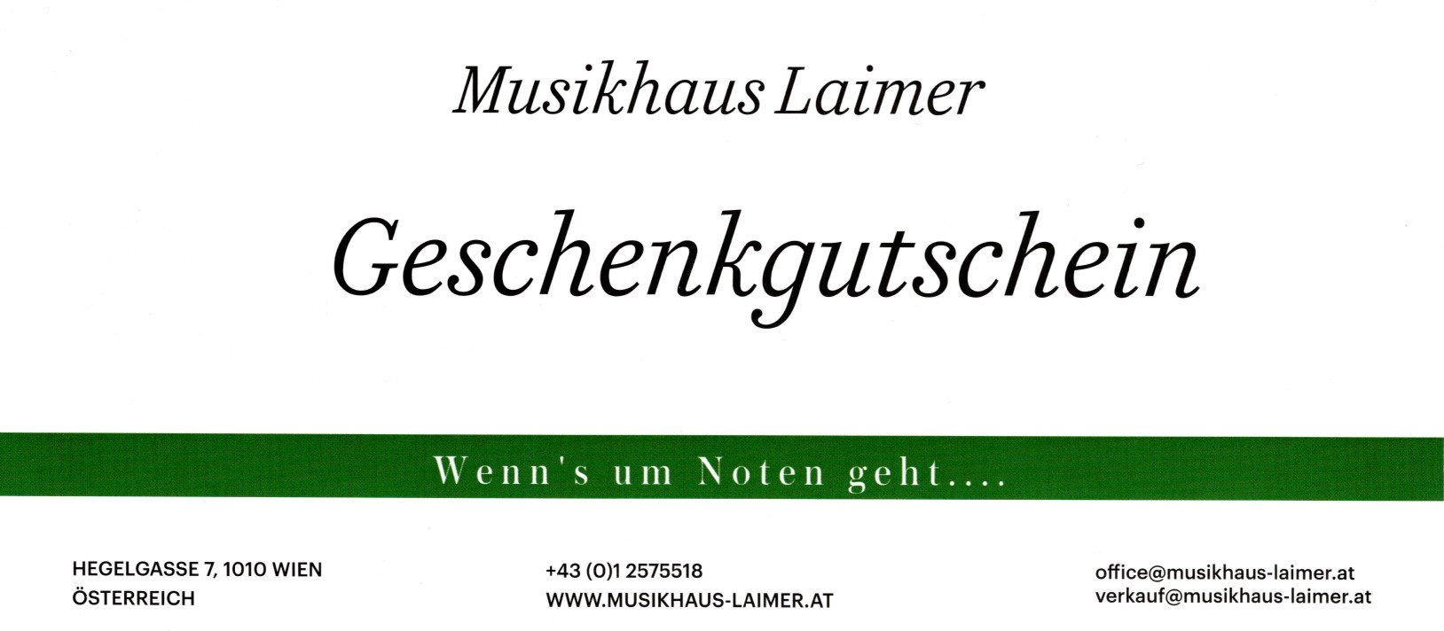Front Cover Image 10 Euro Gutschein