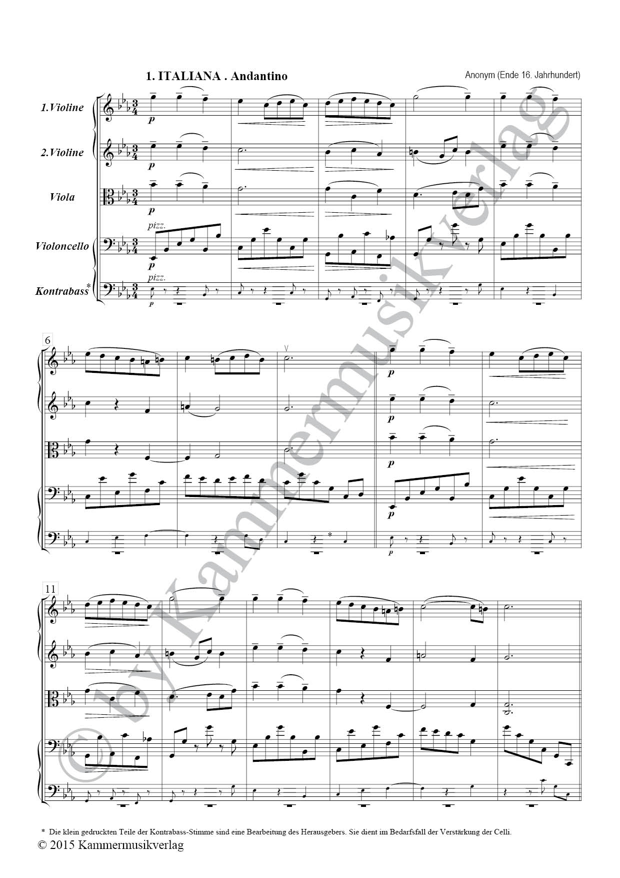 Other Cover Image Suite für Streichorchester Nr. 3, Es-Dur