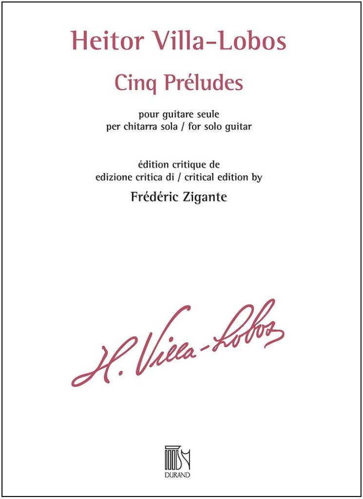 Front Cover Image 5 Préludes