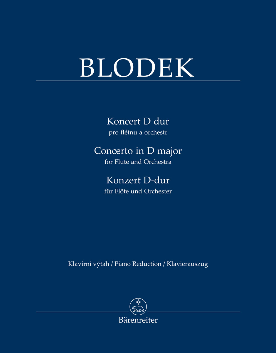 Front Cover Image Konzert für Flöte und Orchester D-Dur