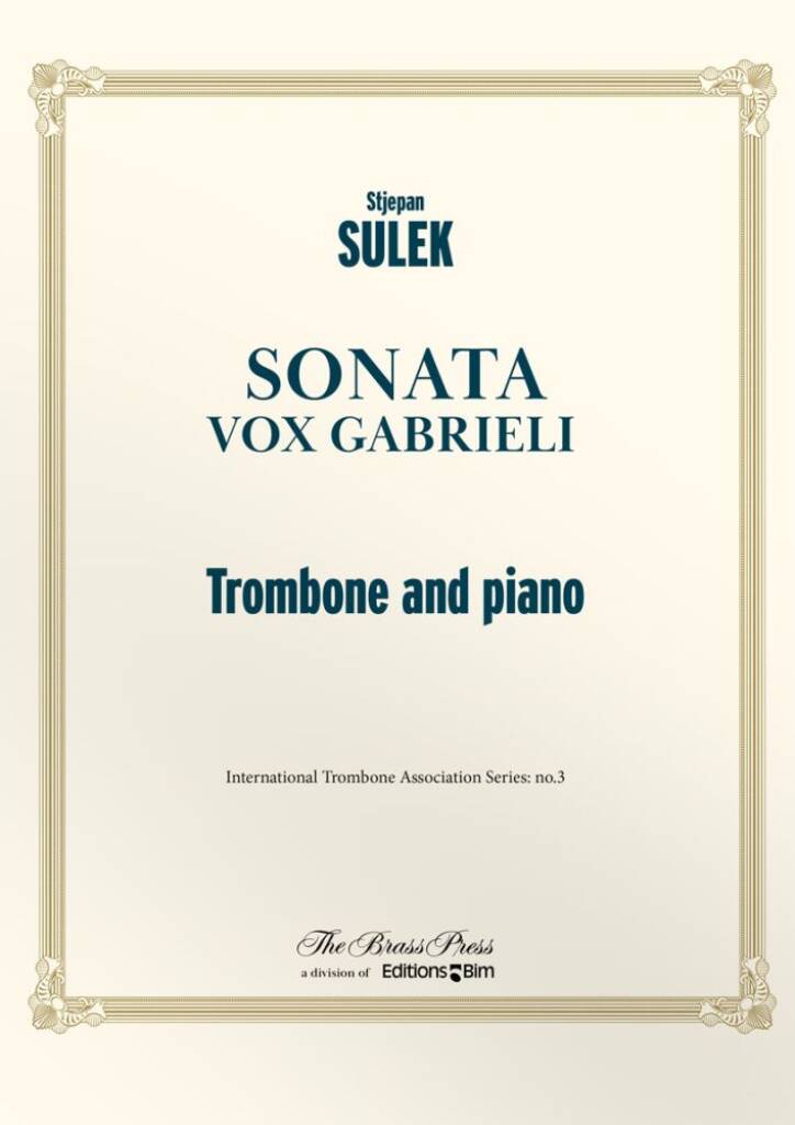 Front Cover Image Sonata (Vox Gabrieli)