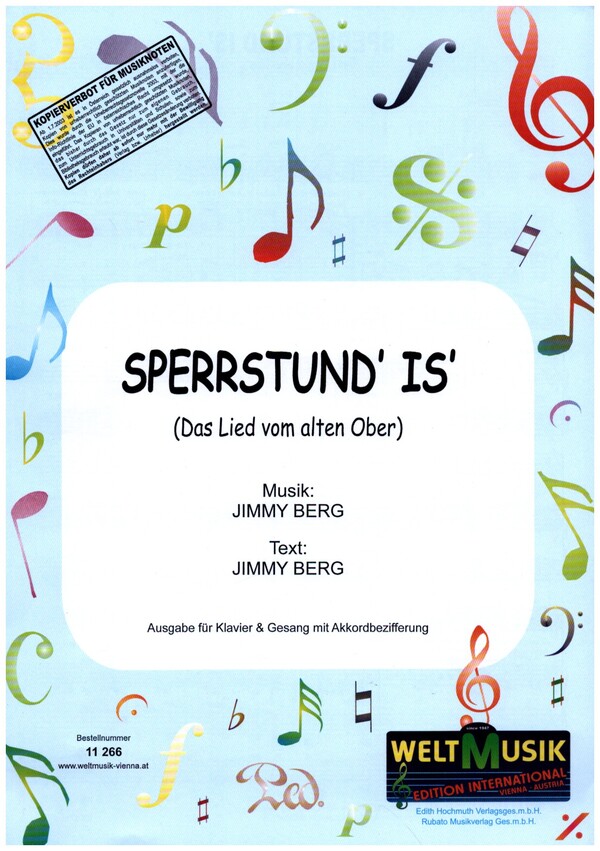 Front Cover Image Sperrstund is'