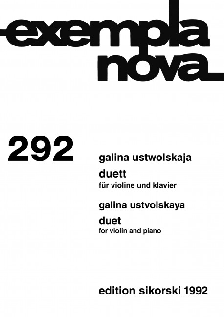Other Cover Image Duett für Violine und Klavier