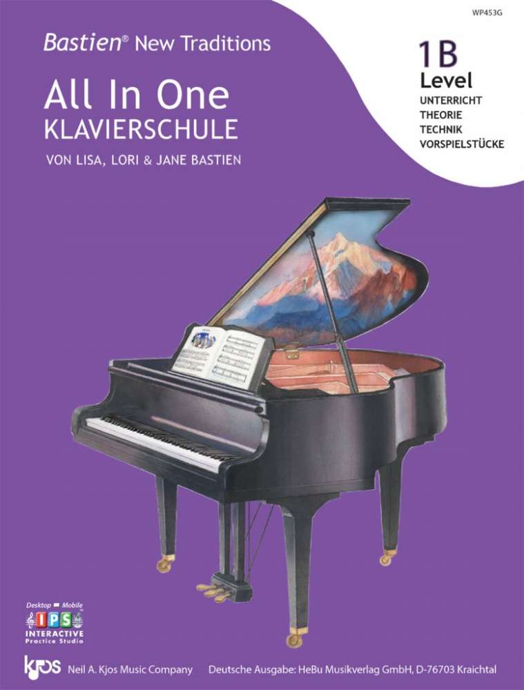 Front Cover Image All In One Klavierschule - Level 1B