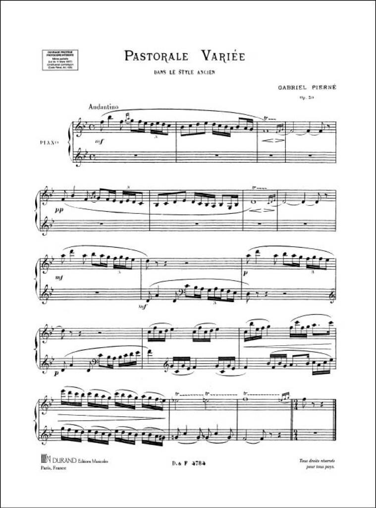Other Cover Image Pastorale Variouse
