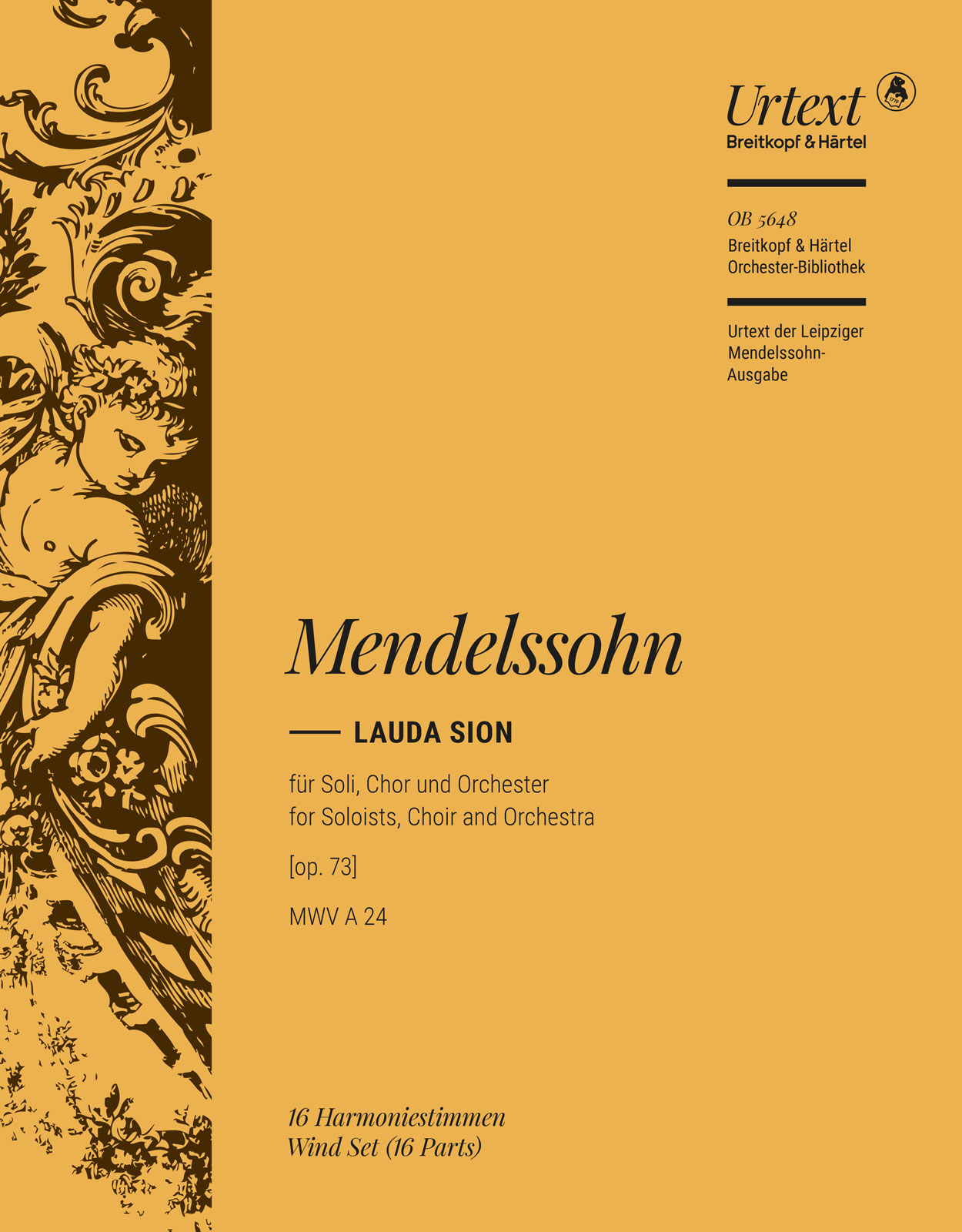 Front Cover Image Lauda Sion op. 73 MWV A 24