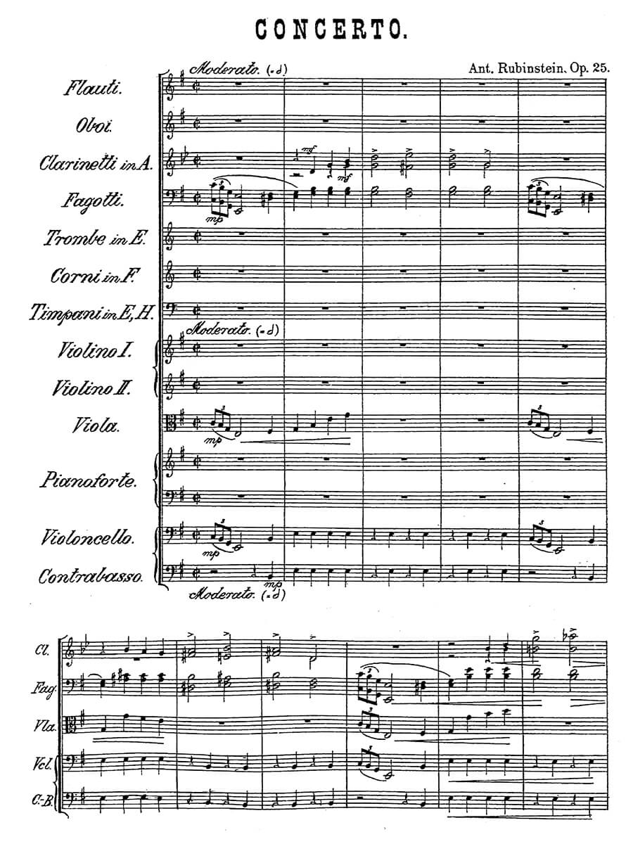 Front Cover Image Klavierkonzert Nr. 1 E-Dur op 25