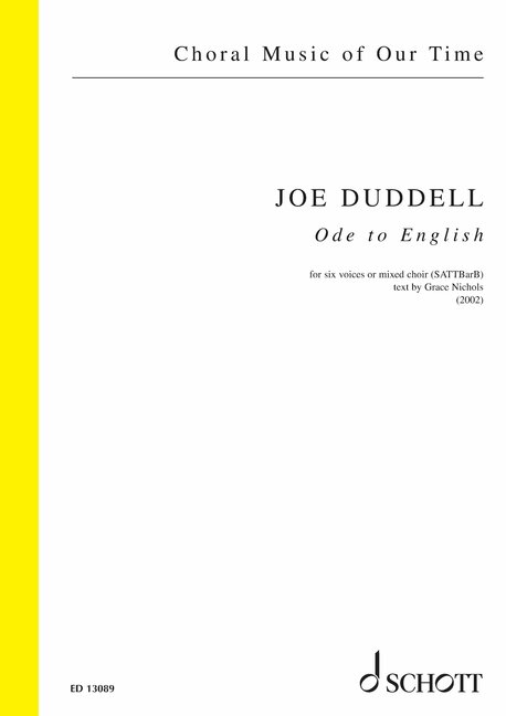 Front Cover Image Ode to English