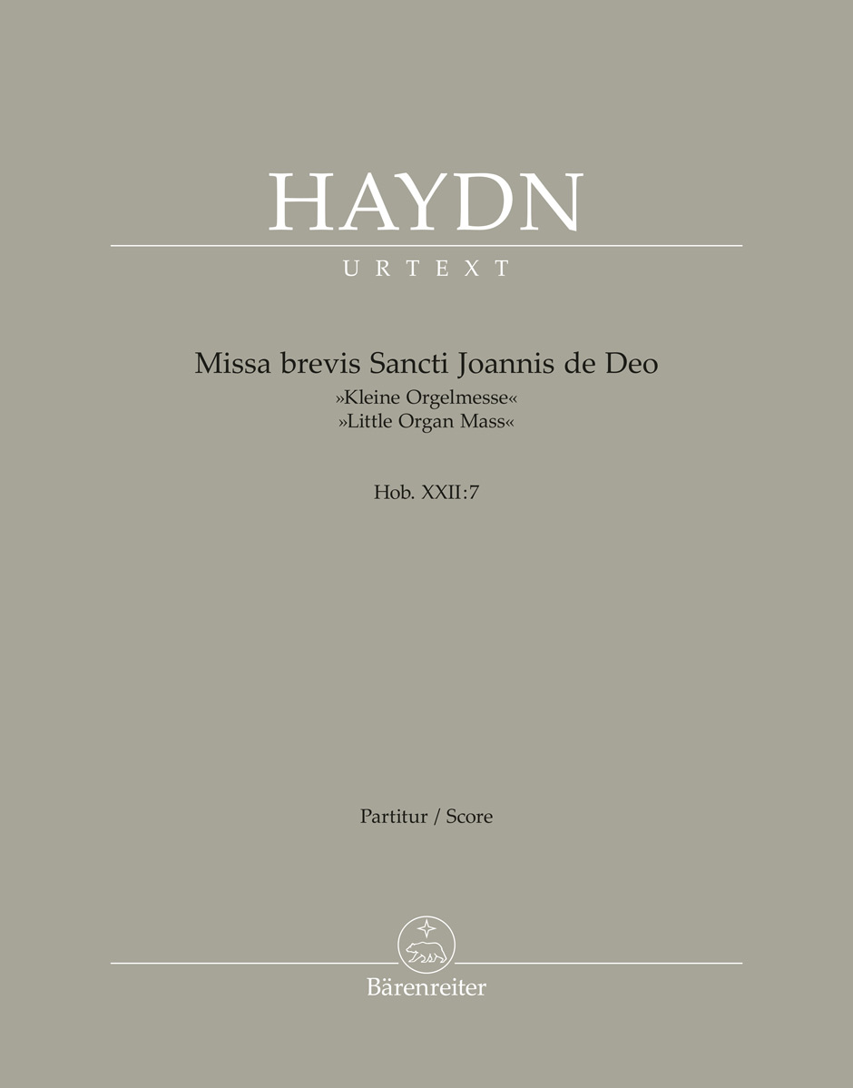 Front Cover Image Missa brevis Sancti Joannis Hob. XXII:7 "Kleine Orgelmesse"