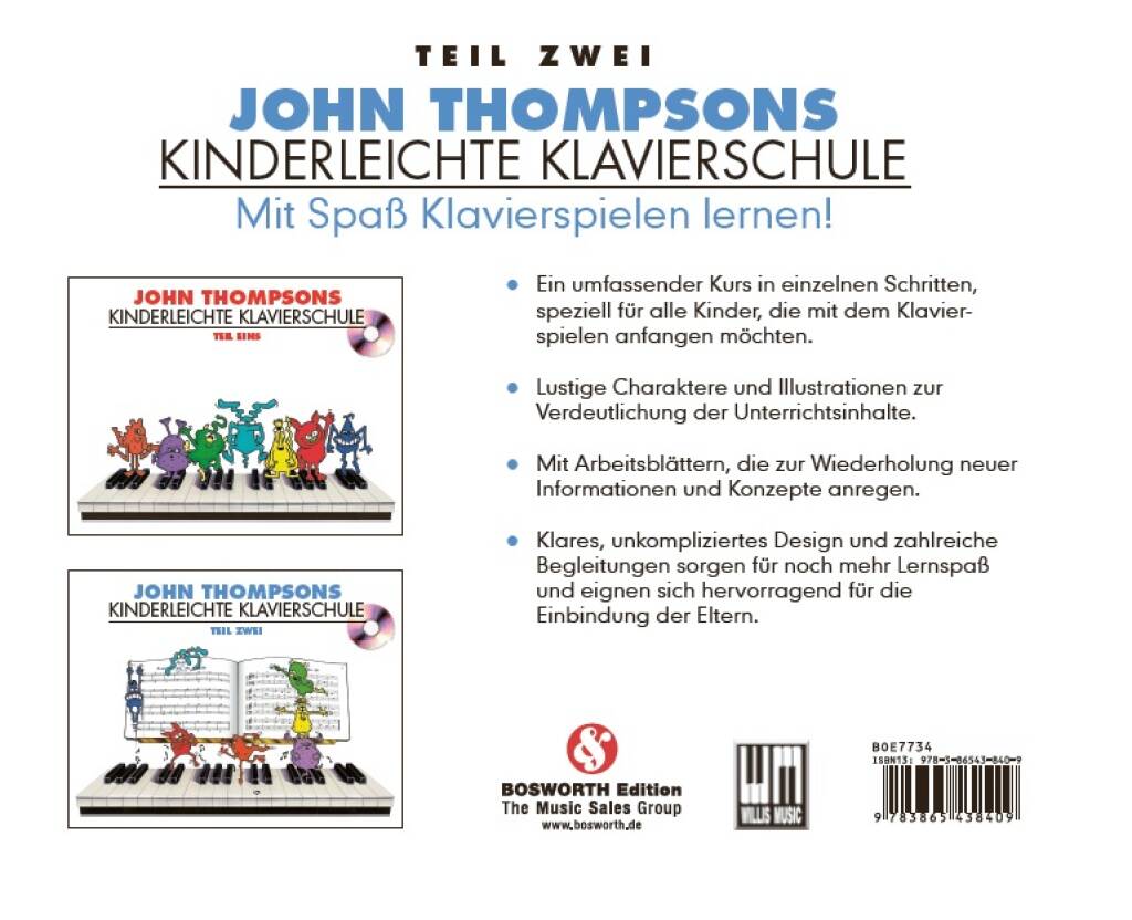 Other Cover Image John Thompsons Kinderleichte Klavierschule 2