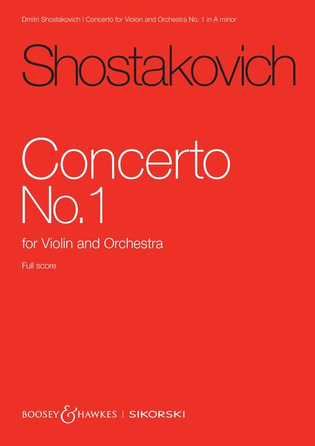 Front Cover Image Konzert Nr. 1 für Violine und Orchester a-Moll op. 77