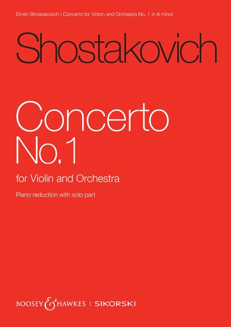 Front Cover Image Konzert Nr. 1 für Violine und Orchester a-Moll op. 77