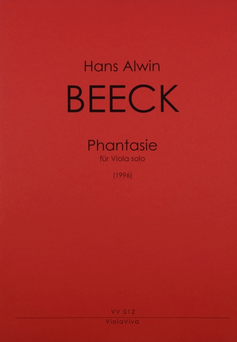 Front Cover Image Phantasie für Viola solo