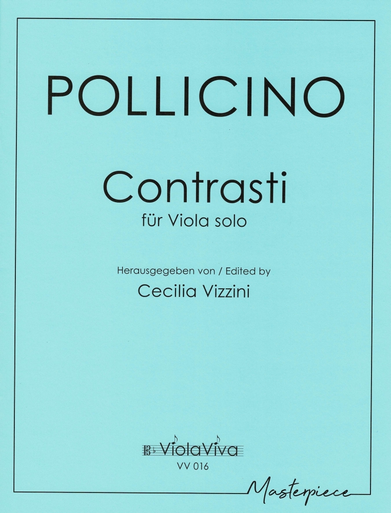 Front Cover Image Contrasti, für Bratsche solo