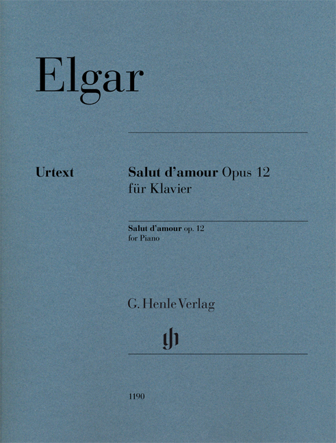 Front Cover Image Salut d'amour op. 12 für Klavier