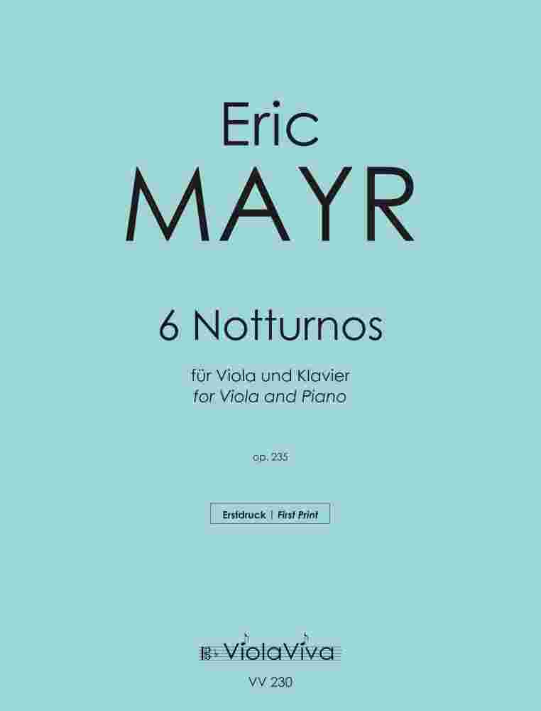 Front Cover Image 6 Notturnos - Partitur und Stimme