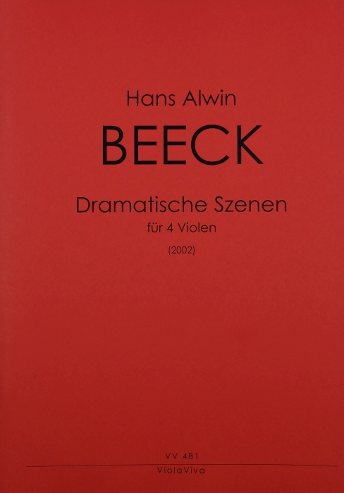 Front Cover Image Dramatische Szenen, für 4 Bratschen