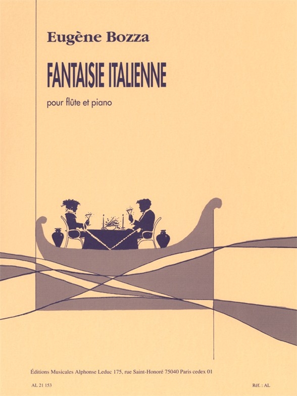 Front Cover Image Fantaisie italienne pour flûte et piano