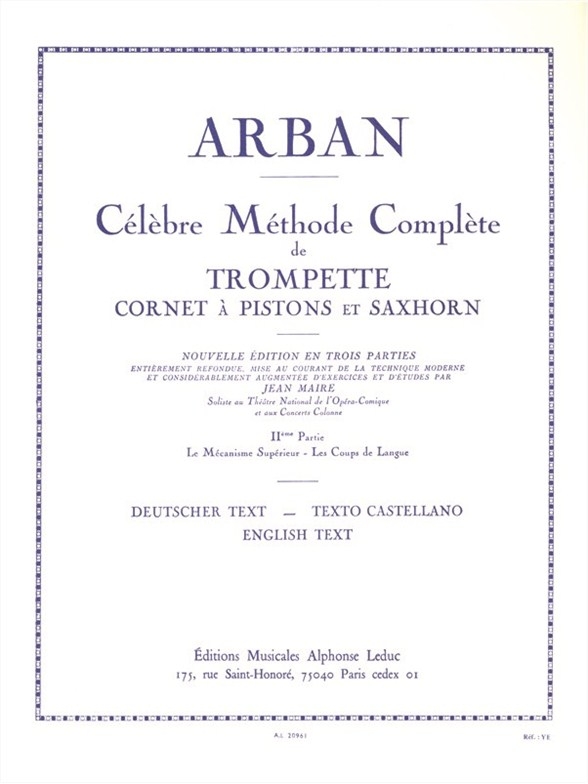 Other Cover Image Berühmte vollständige Schule für Trompete, Kornett und Saxhorn Band 2
