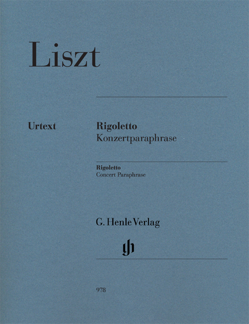 Front Cover Image Rigoletto - Konzertparaphrase