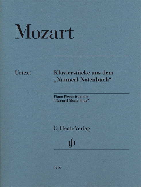 Front Cover Image Klavierstücke aus dem "Nannerl-Notenbuch" - Die Originalwerke