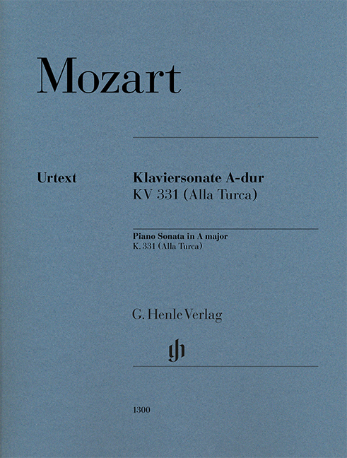 Front Cover Image Klaviersonate A-dur KV 331