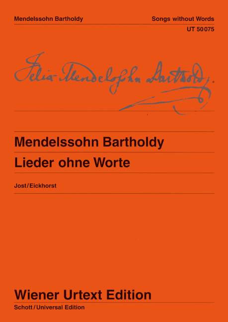 Front Cover Image Lieder ohne Worte