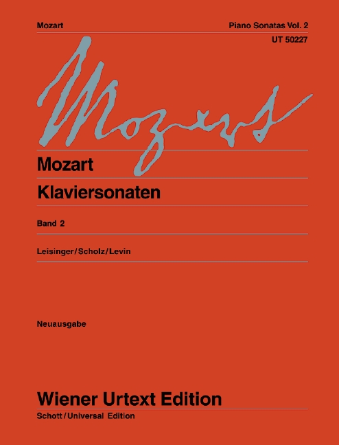 Front Cover Image Klaviersonaten Band 2