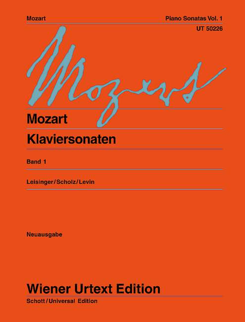 Front Cover Image Klaviersonaten Band 1
