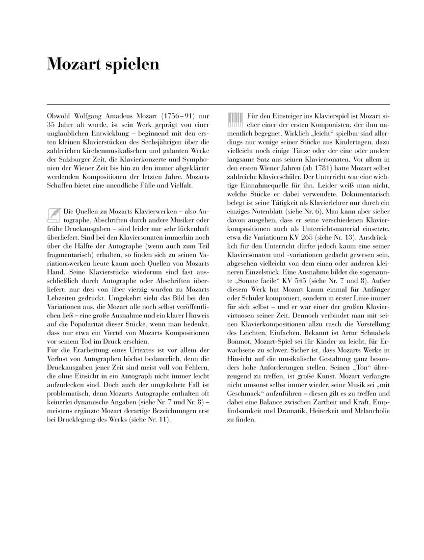 Other Cover Image Am Klavier - Mozart