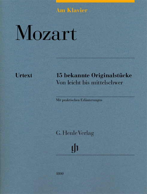 Front Cover Image Am Klavier - Mozart