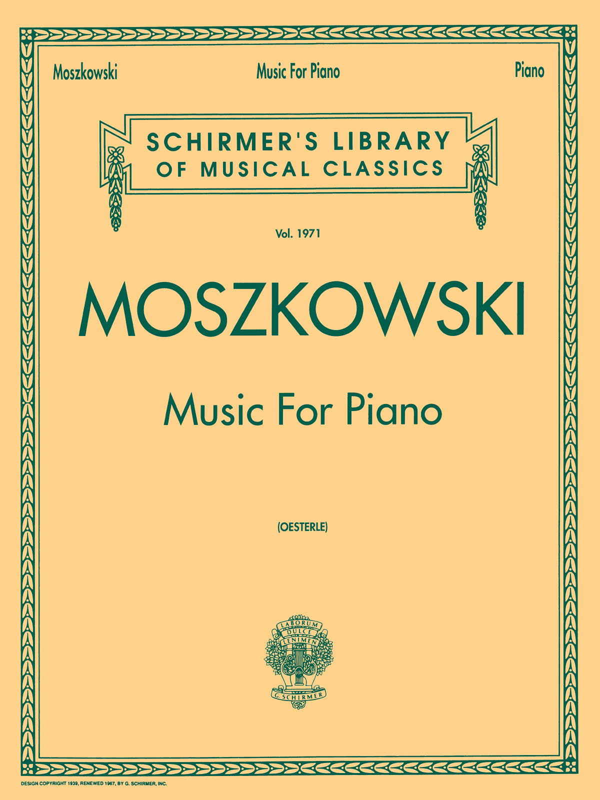 Other Cover Image Music for piano