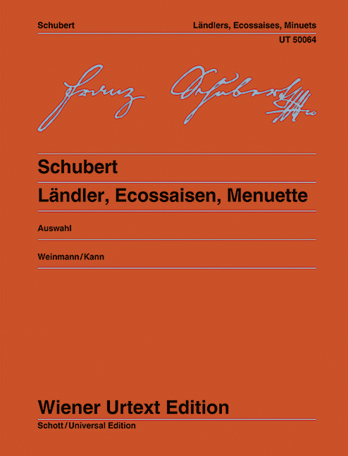 Front Cover Image Ländler, Ecossaisen, Menuette