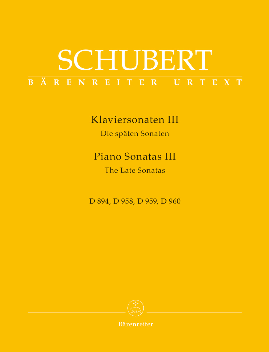 Front Cover Image Klaviersonaten III D 894, 958, 959, 960
