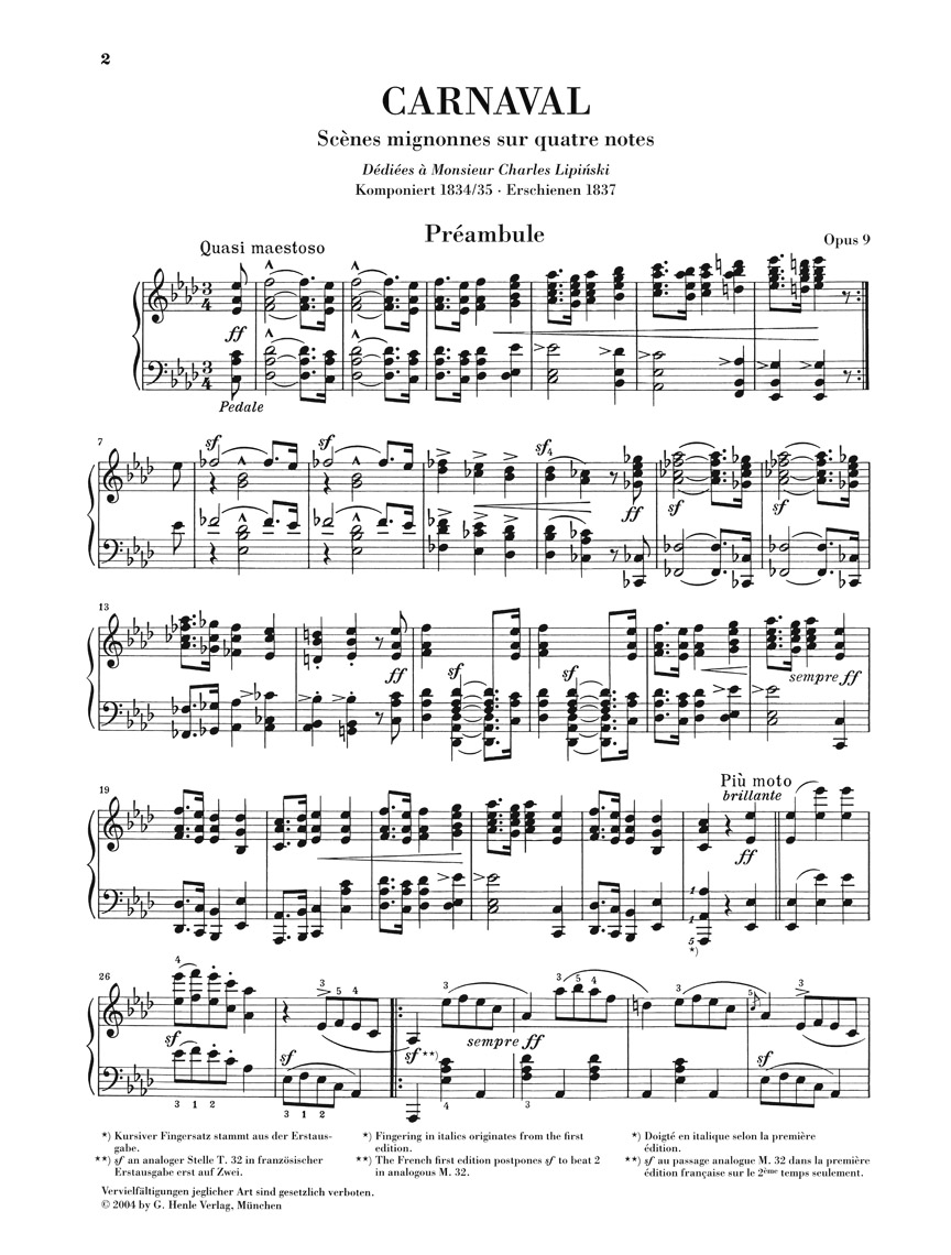 Other Cover Image Carnaval op. 9