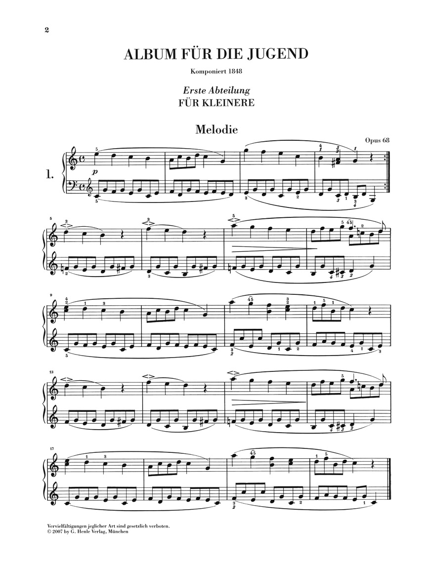 Other Cover Image Album für die Jugend op. 68