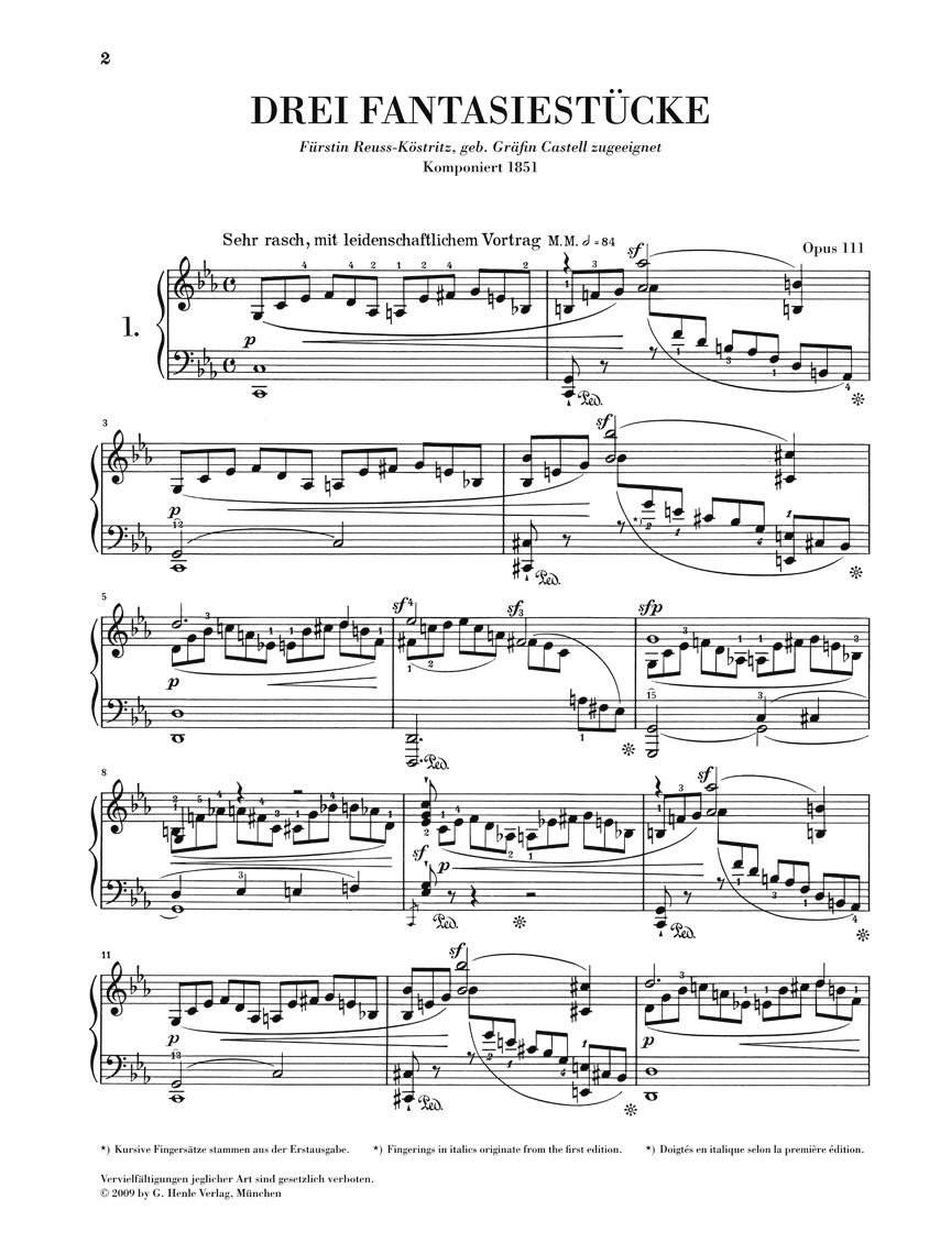 Other Cover Image Drei Fantasiestücke op. 111