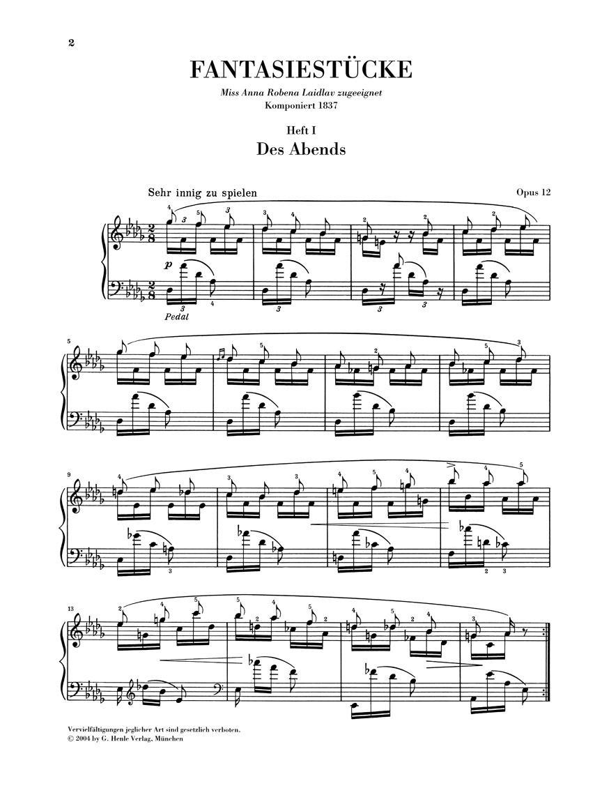 Other Cover Image Fantasiestücke op. 12
